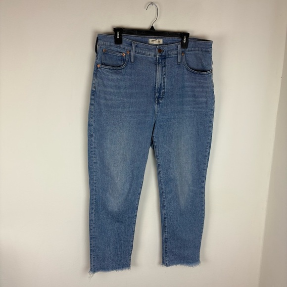 Madewell The Perfect Vintage Jean with Raw Hem Size 33 - Picture 2 of 7